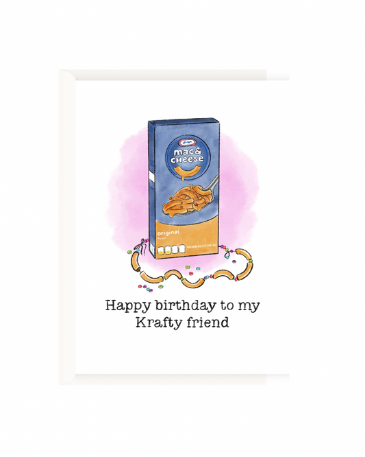 Happy birthday to my krafty friend