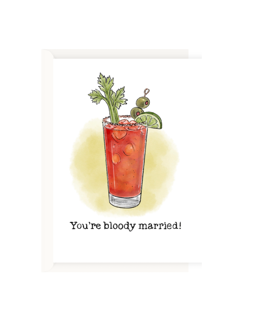 You're bloody married!