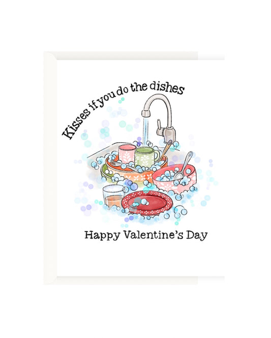 Kisses if you do the dishes