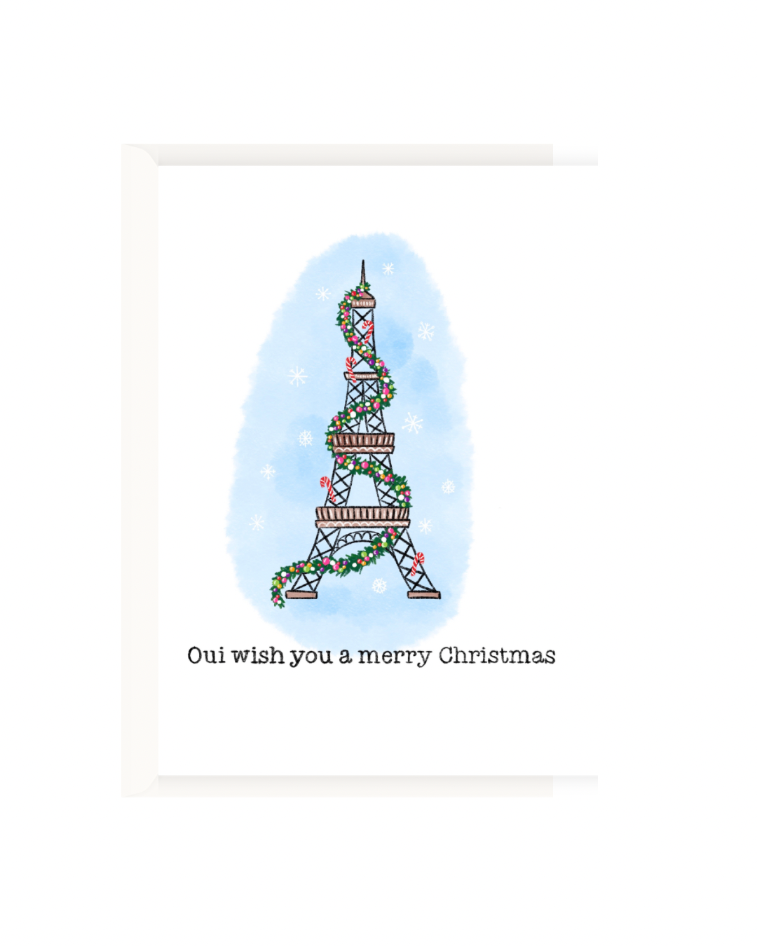 Oui wish you a merry christmas